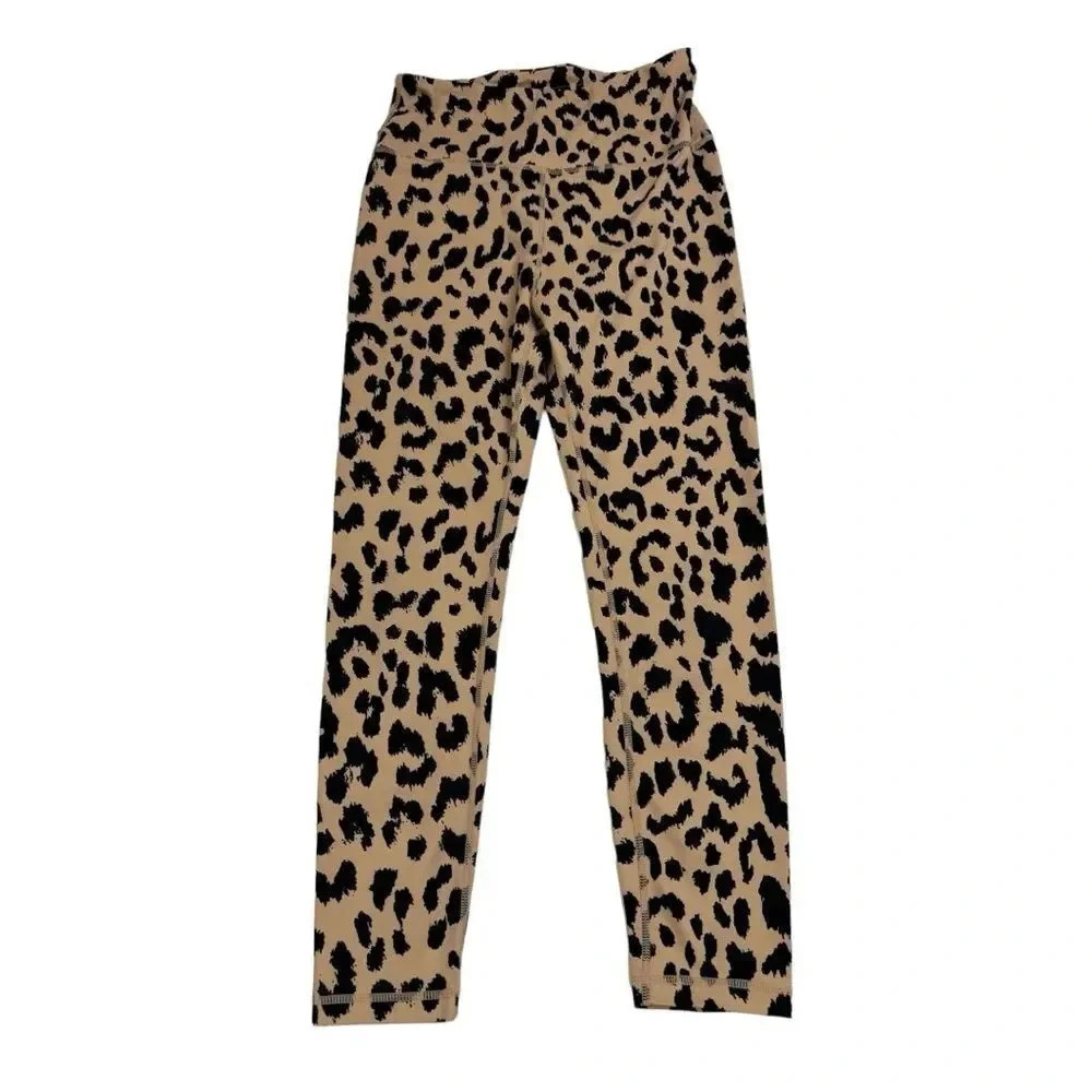 AllFenix Leopard Print 7/8 High Rise Athletic Leggings